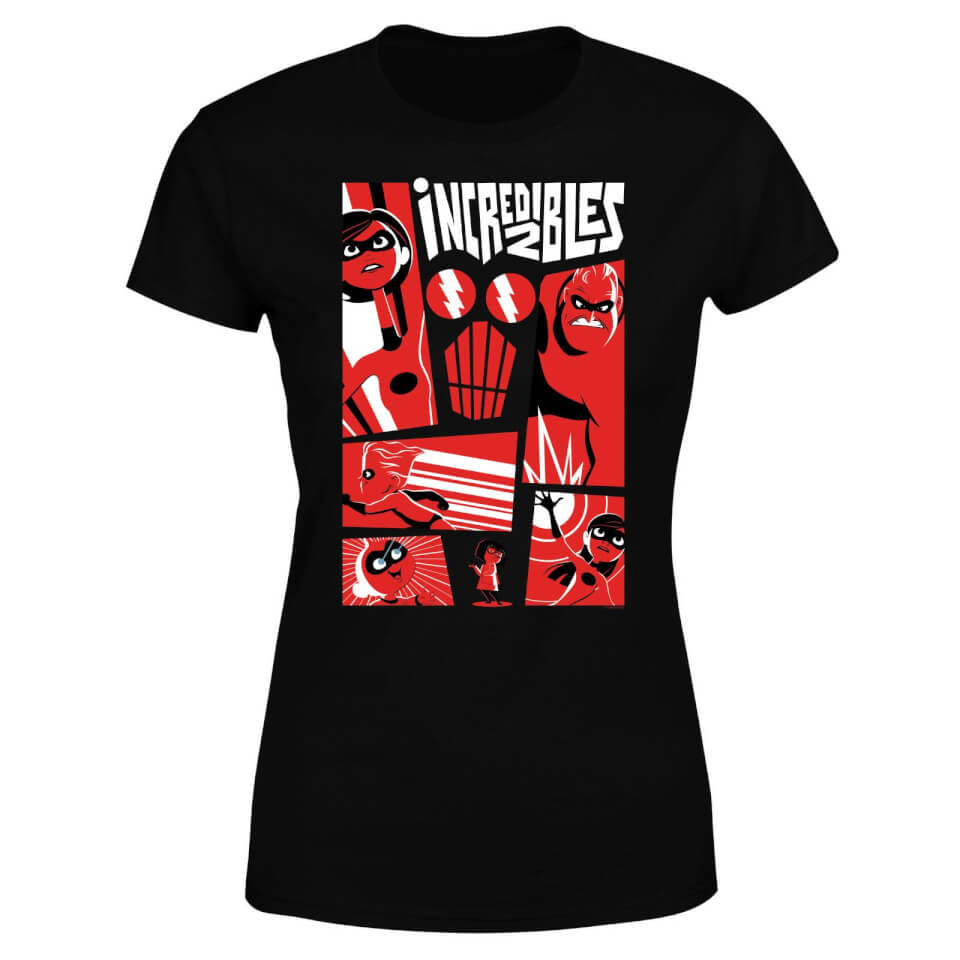 The Incredibles 2 Poster Women's T-Shirt - Black