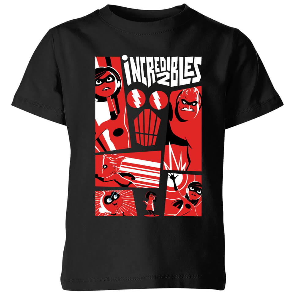 The Incredibles 2 Poster Kids' T-Shirt - Black