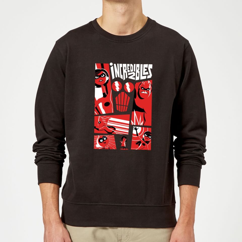 The Incredibles 2 Poster Sweatshirt - Black