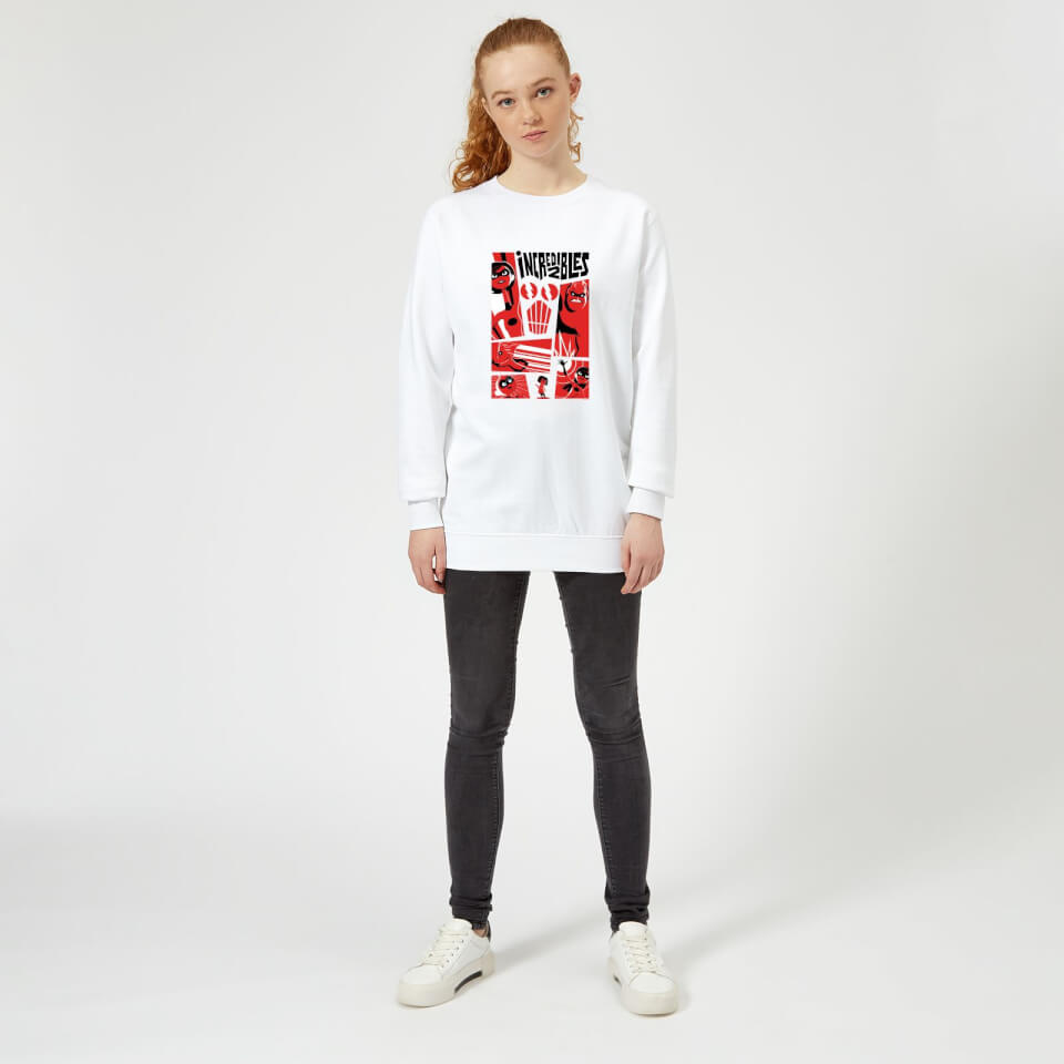 The Incredibles 2 Poster Women's Sweatshirt - White 1