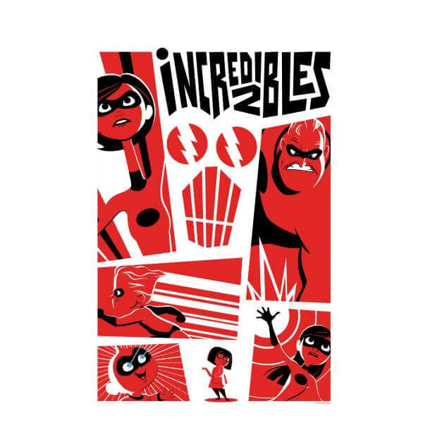 The Incredibles 2 Poster Women's Sweatshirt - White 0
