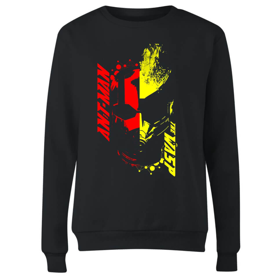 Ant-Man And The Wasp Split Face Women's Sweatshirt - Black 2