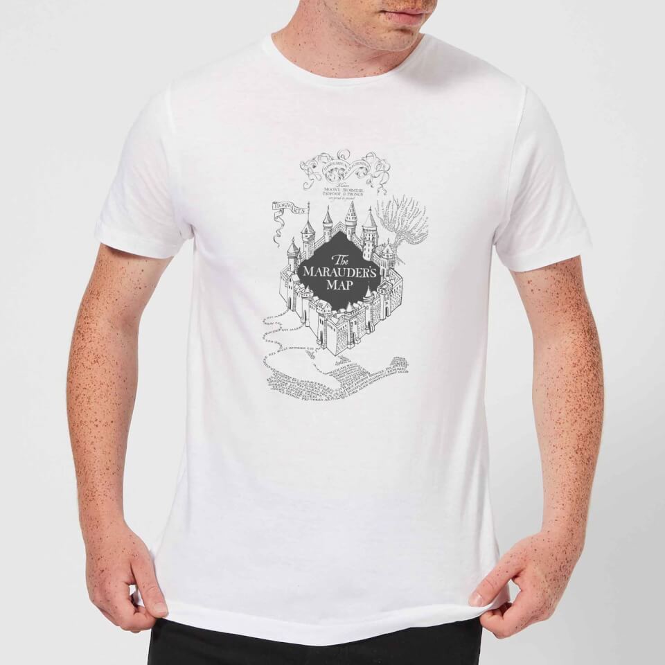 Harry Potter The Marauder's Map Men's T-Shirt - White