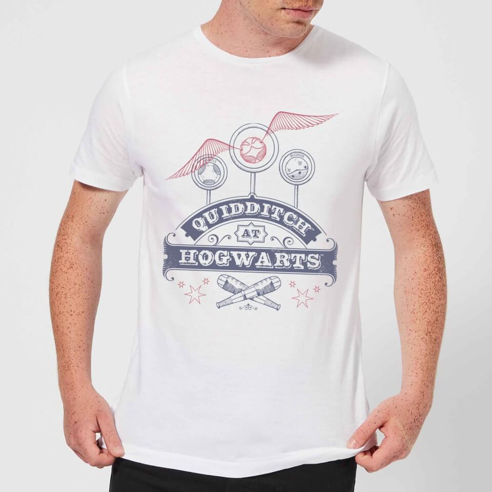 Harry Potter Quidditch At Hogwarts Men's T-Shirt - White