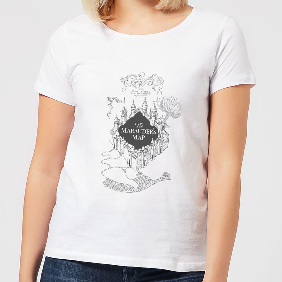 Harry Potter The Marauder's Map Women's T-Shirt - White