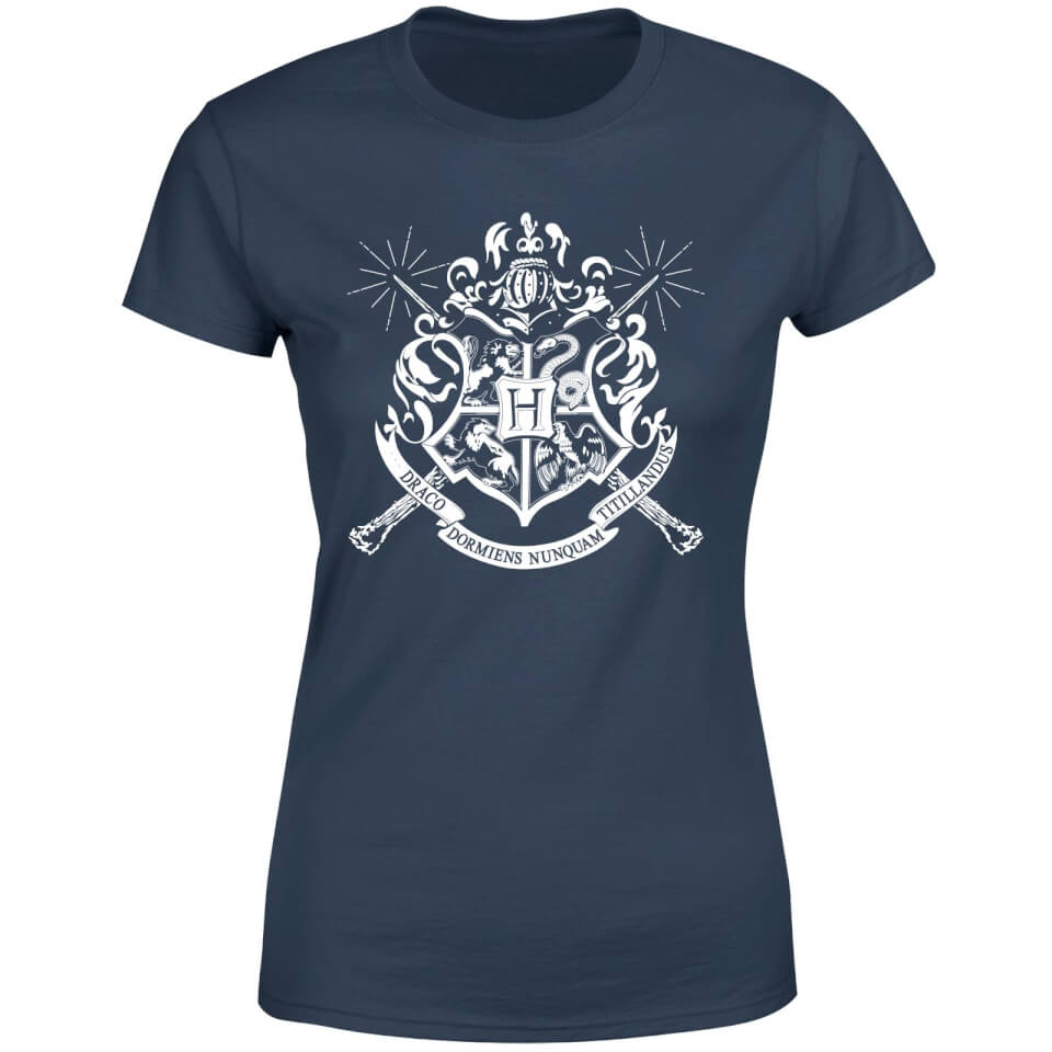 Harry Potter Hogwarts House Crest Women's T-Shirt - Navy 3