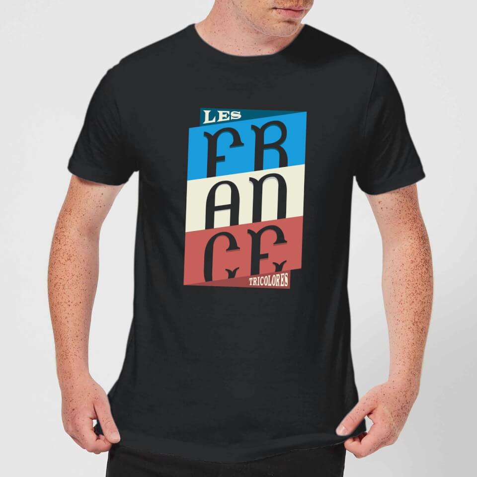 Les Tricolores Men's T-Shirt - Black