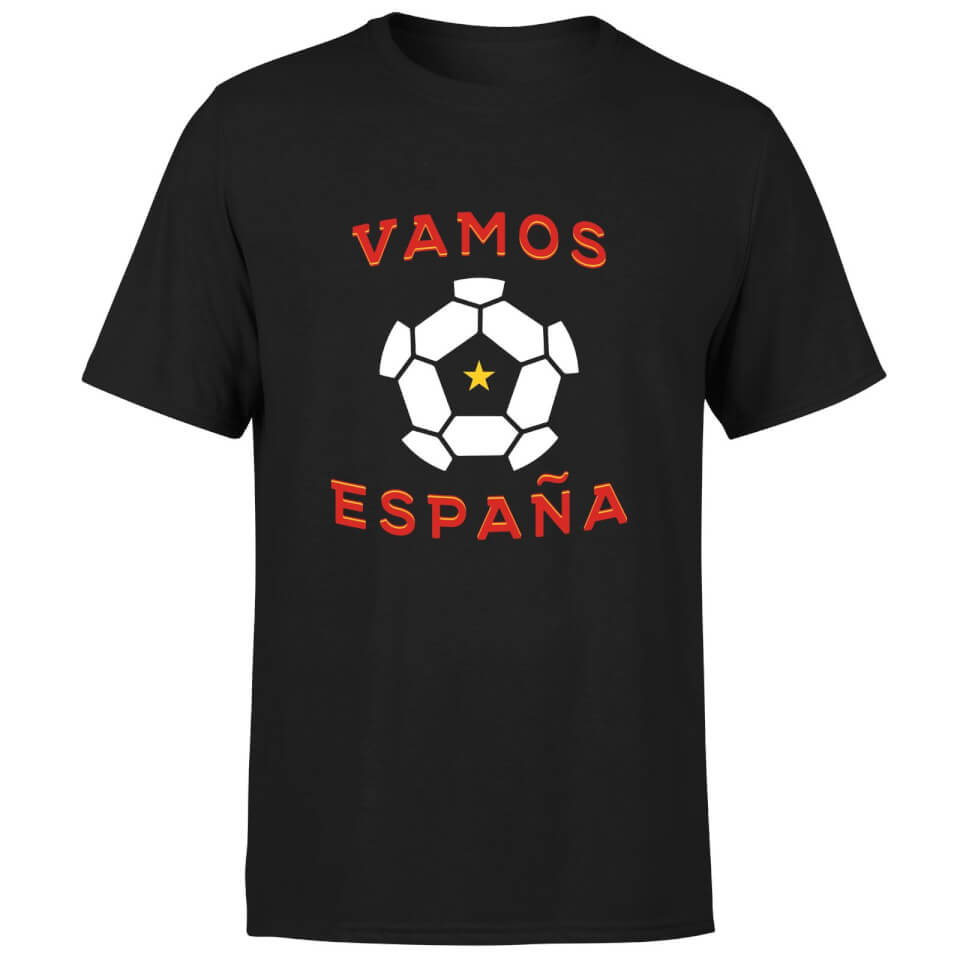 Vamos Espana Men's T-Shirt - Black 3