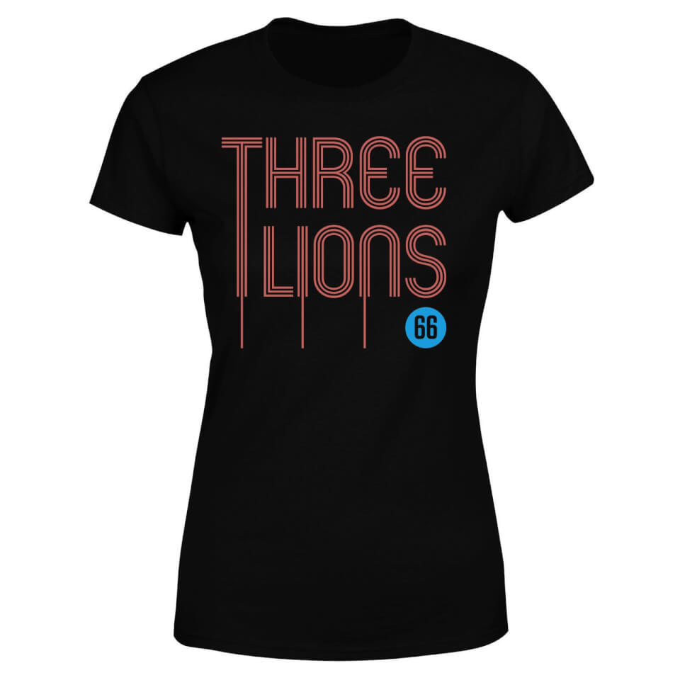 Three Lions Women's T-Shirt - Black