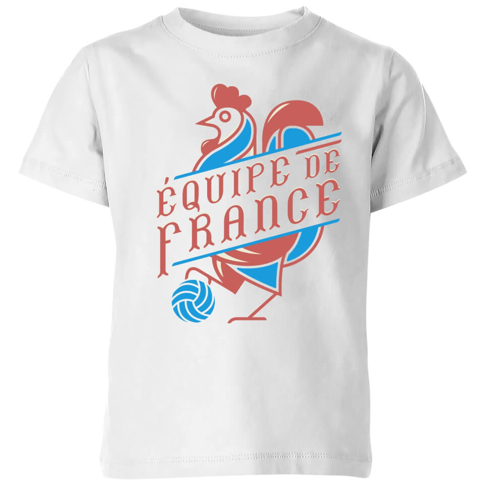 Equipe De France Kids' T-Shirt - White