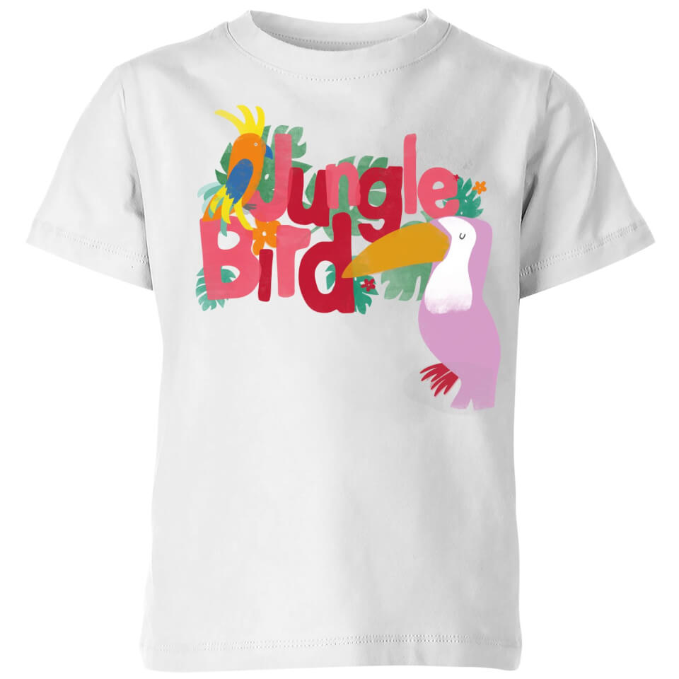 My Little Rascal Jungle Bird Kids' T-Shirt - White