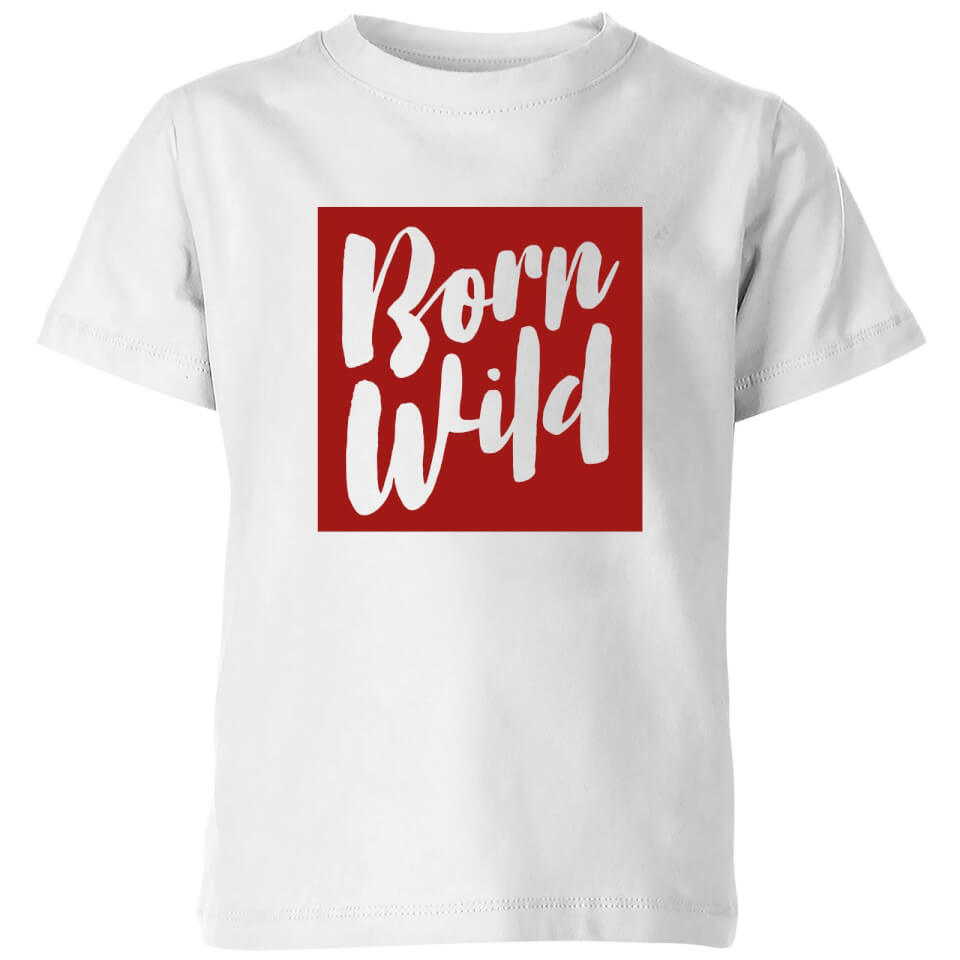 My Little Rascal Born Wild Kids' T-Shirt - White