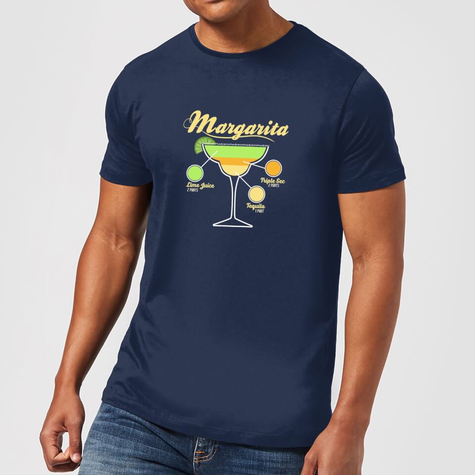Infographic Margarita Men's T-Shirt - Navy