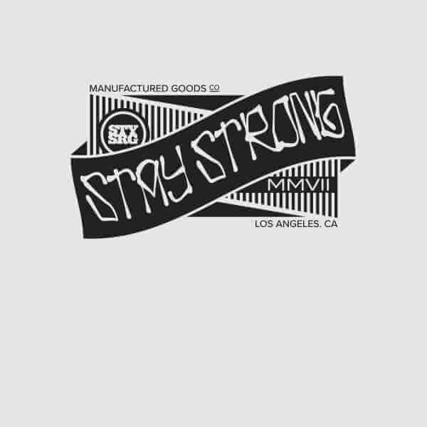 Stay Strong Ribbon Men's T-Shirt - Grey 0
