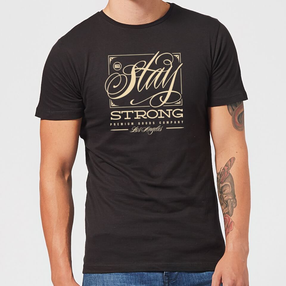 Stay Strong Deming Men's T-Shirt - Black