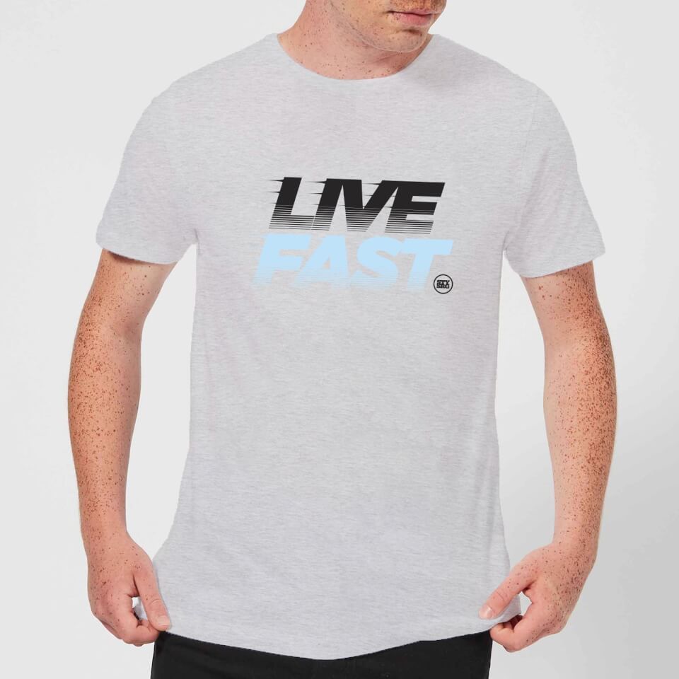 Stay Strong Live Fast Men's T-Shirt - Grey