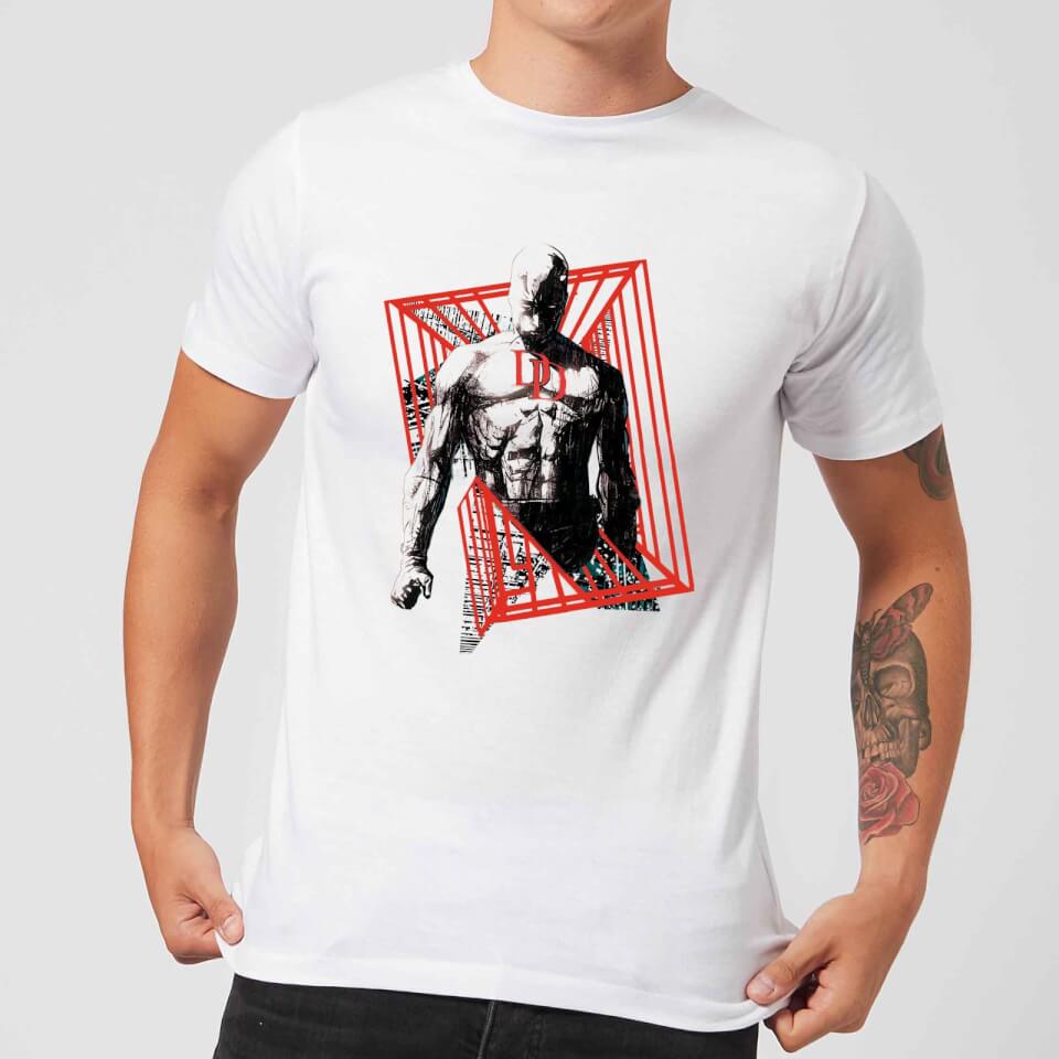 Marvel Knights Daredevil Cage Men's T-Shirt - White