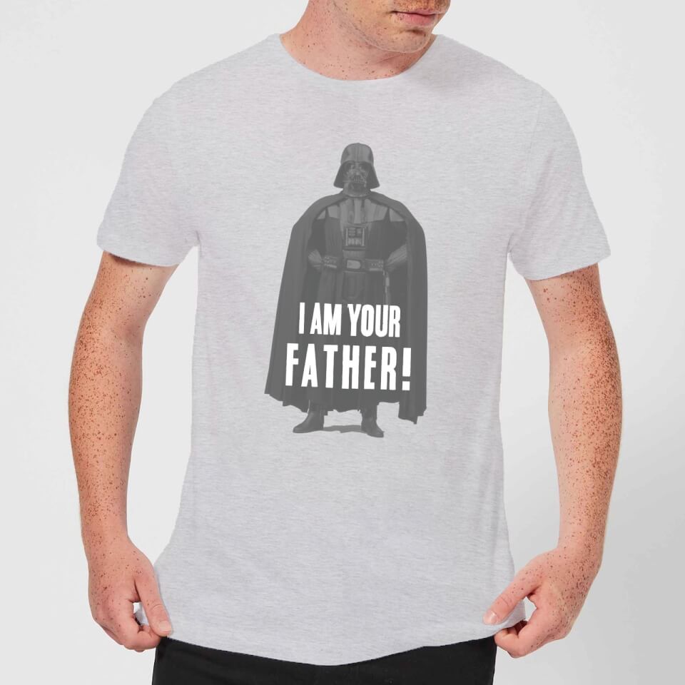 Star Wars Darth Vader I Am Your Father Pose Men's T-Shirt - Grey