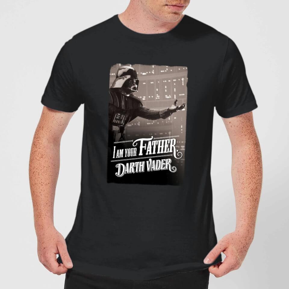 Star Wars Darth Vader I Am Your Father Open Arm Men's T-Shirt - Black