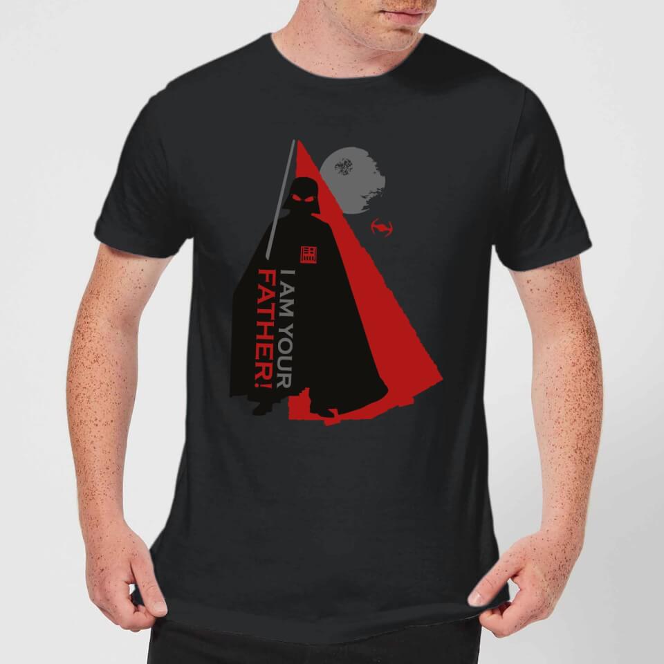 Star Wars Darth Vader I Am Your Father Dark Side Silhouettes Men's T-Shirt - Black