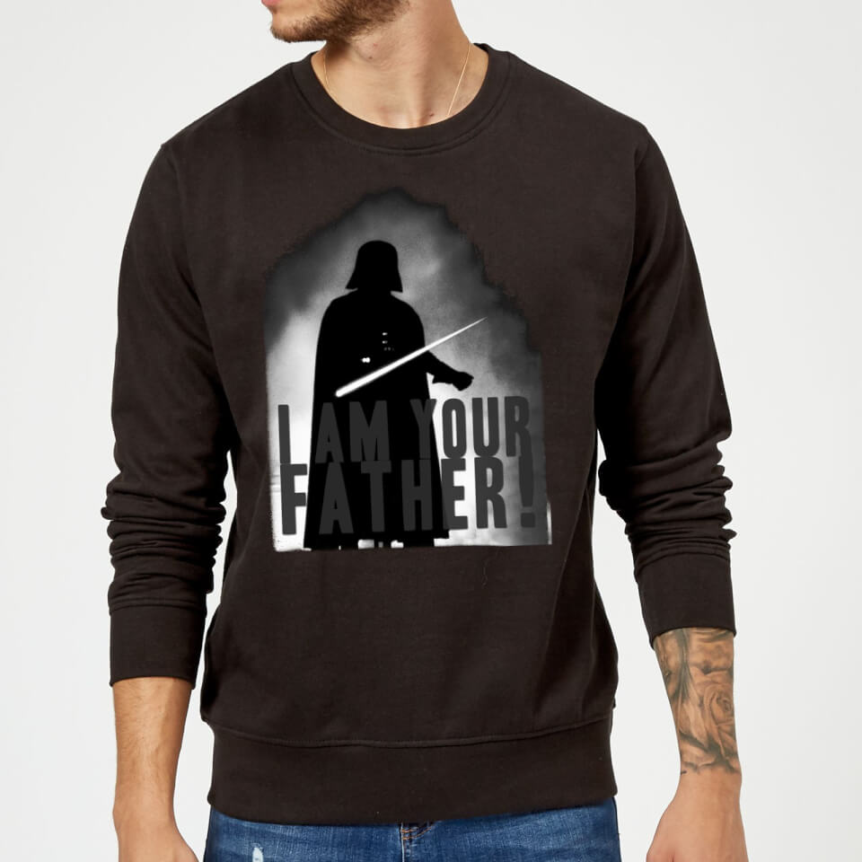 Star Wars Darth Vader I Am Your Father Silhouette Sweatshirt - Black