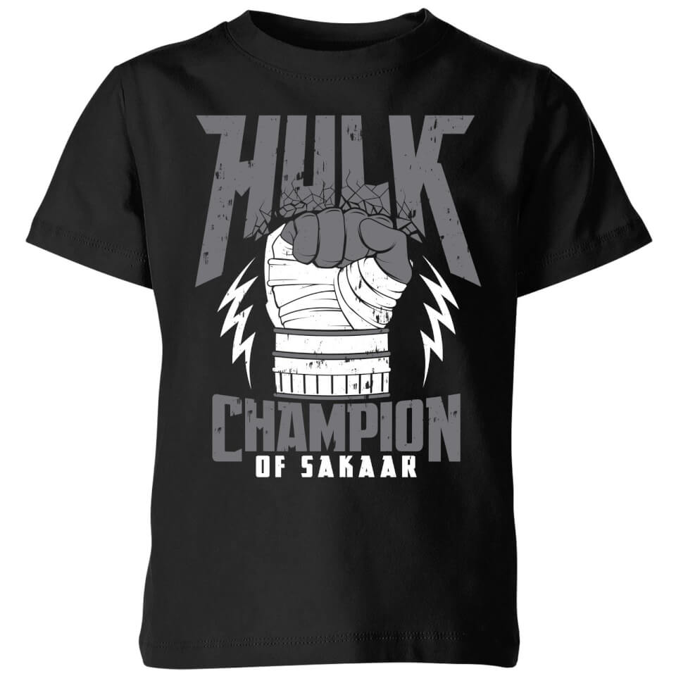 Marvel Thor Ragnarok Hulk Champion Kids' T-Shirt - Black