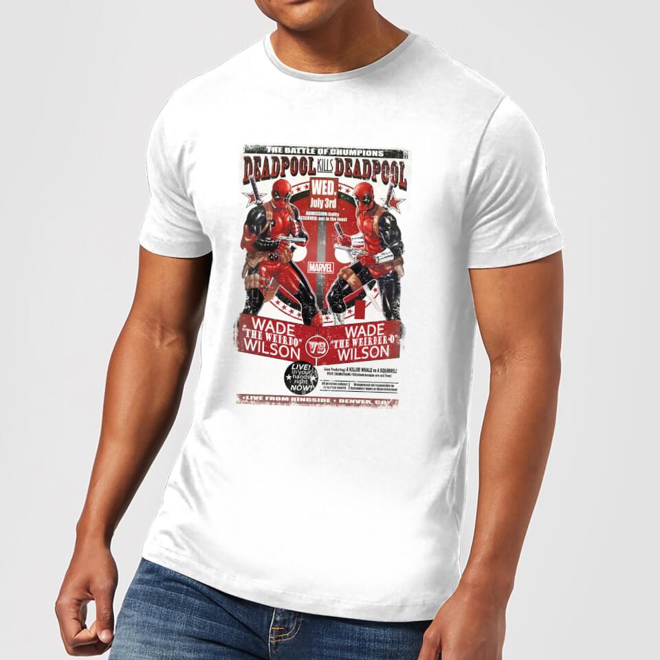 Marvel Deadpool Kills Deadpool Men's T-Shirt - White