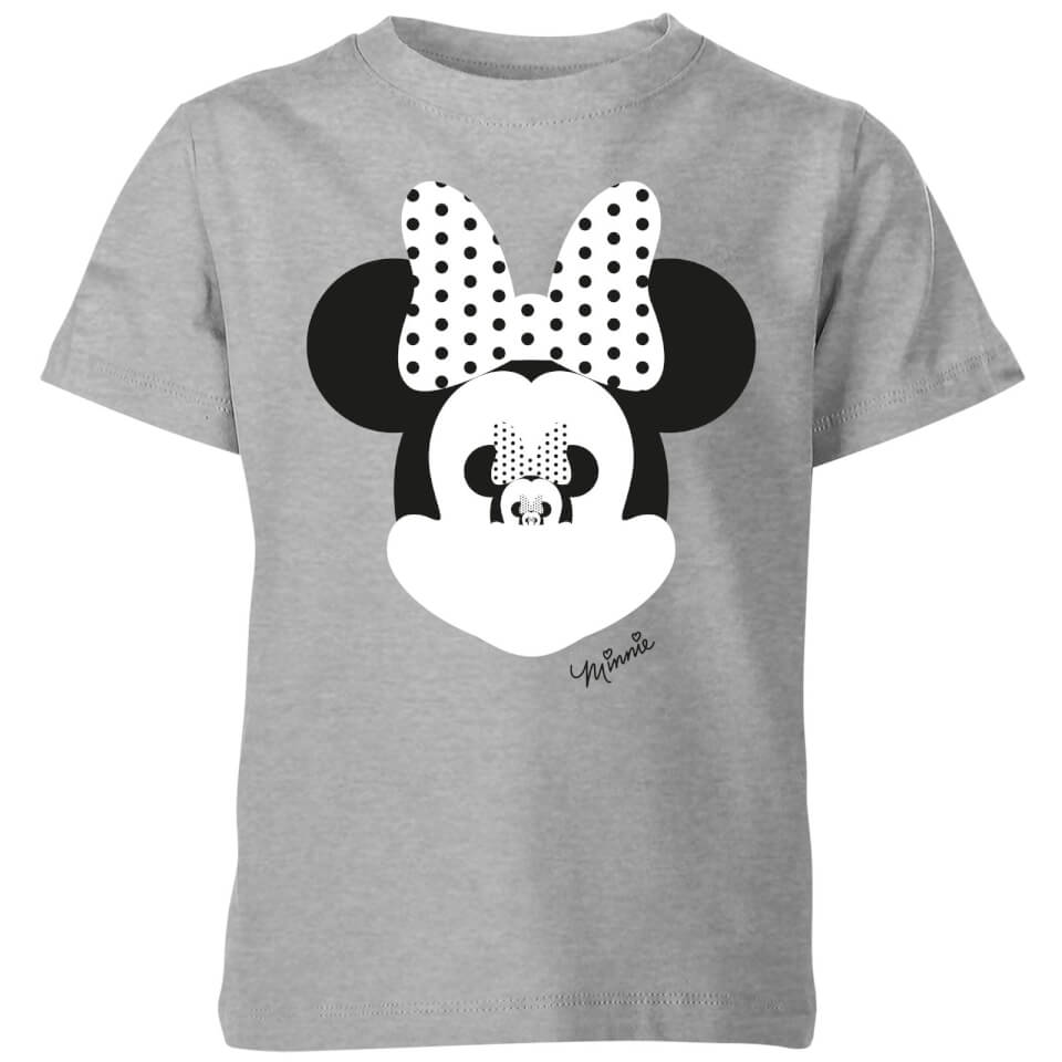 Disney Minnie Mouse Mirror Illusion Kids' T-Shirt - Grey