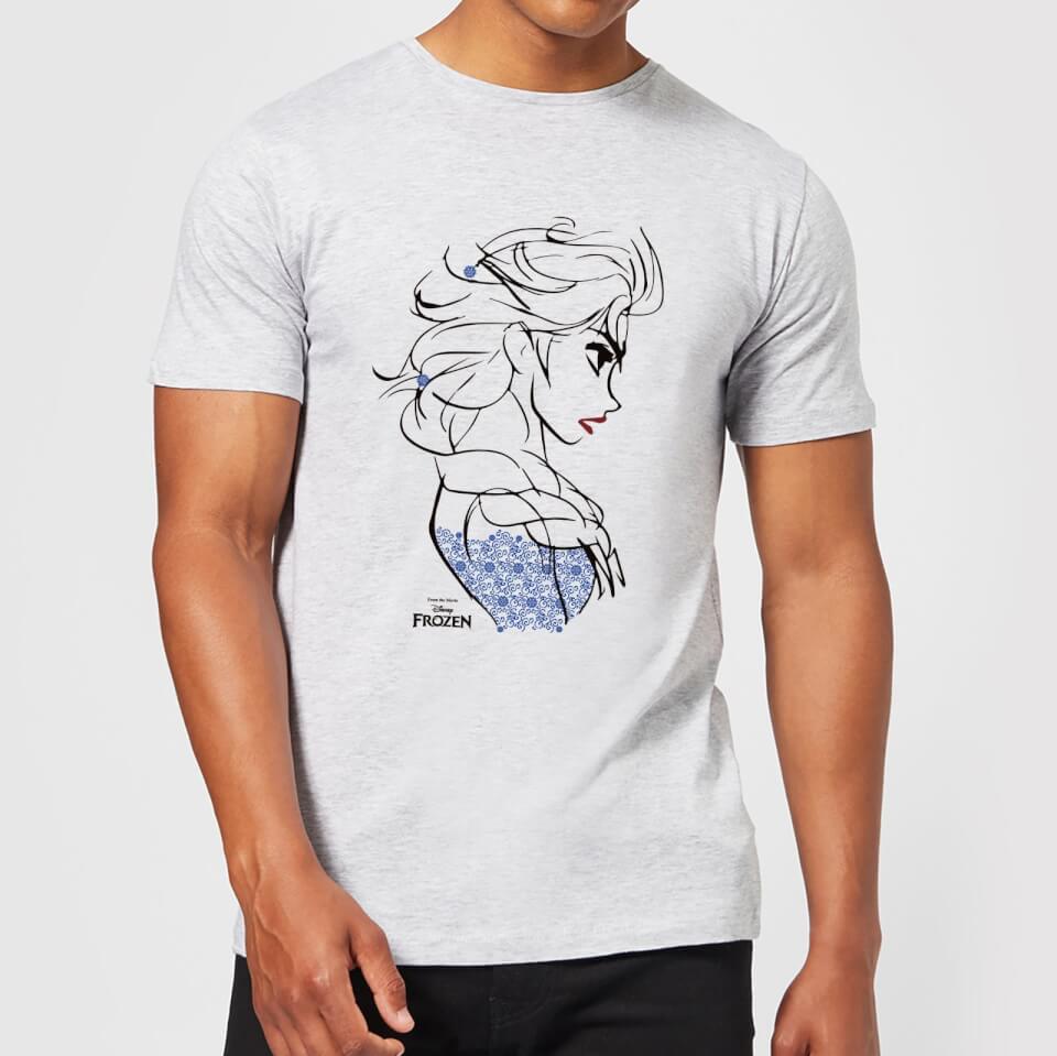 Disney Frozen Elsa Sketch Strong Men's T-Shirt - Grey