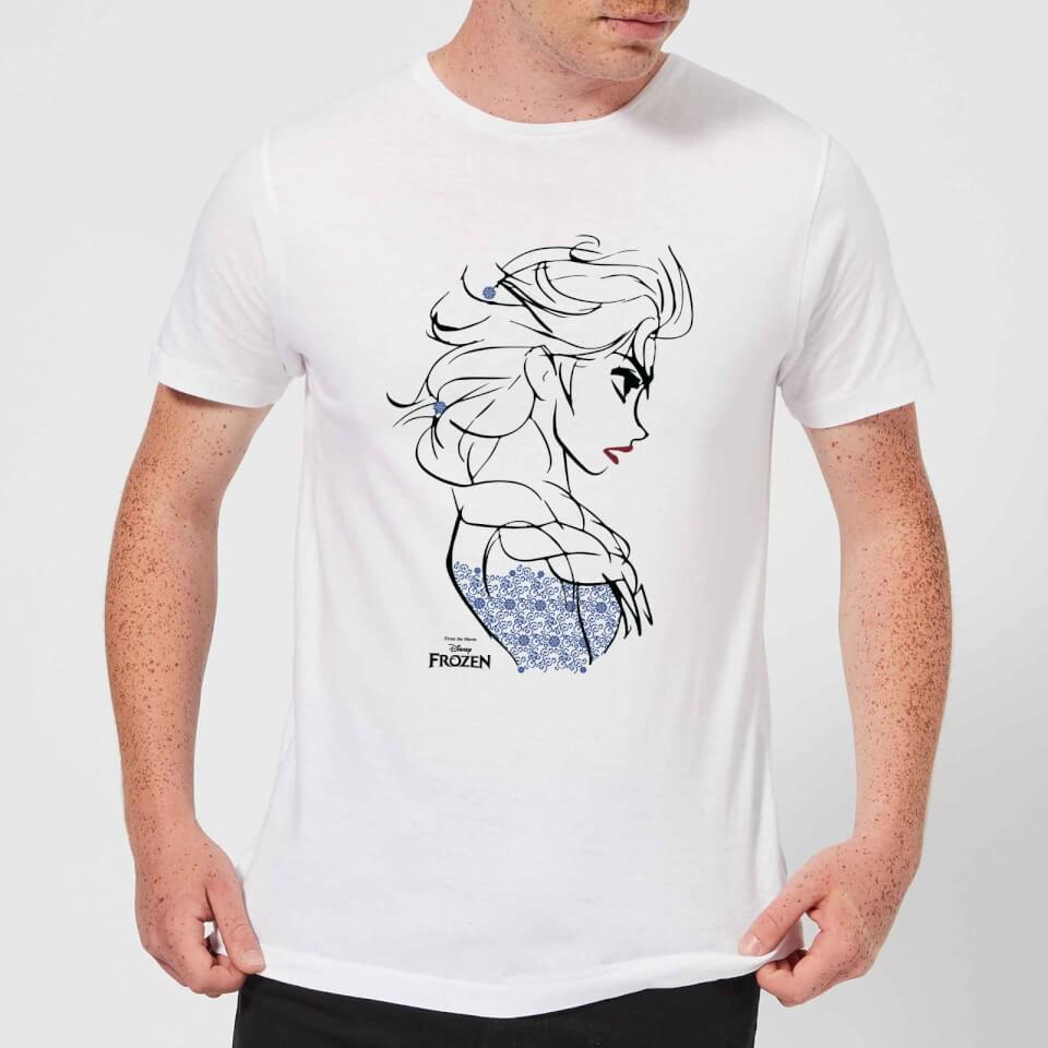Disney Frozen Elsa Sketch Strong Men's T-Shirt - White