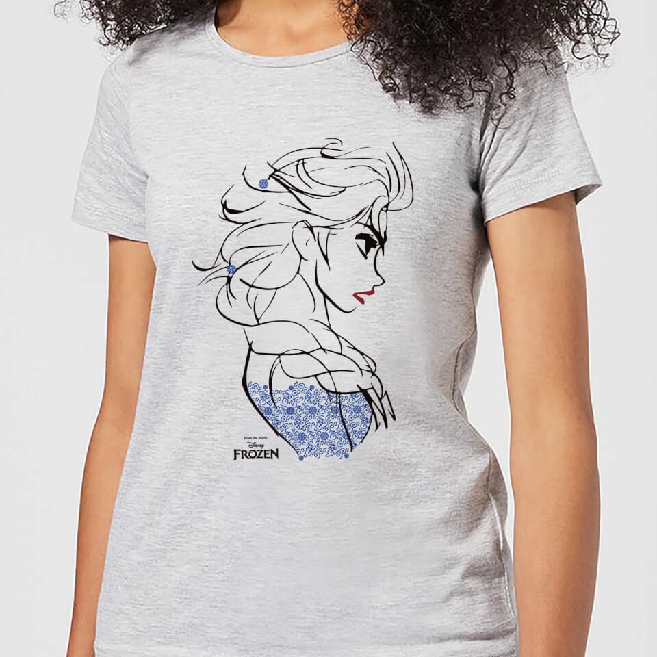 Disney Frozen Elsa Sketch Strong Women's T-Shirt - Grey