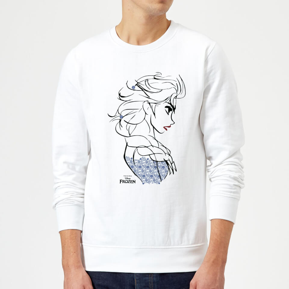 Disney Frozen Elsa Sketch Strong Sweatshirt - White