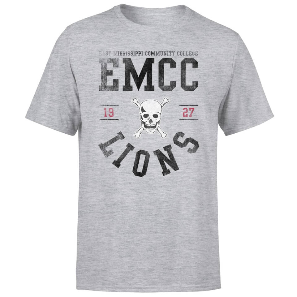 East Mississippi Community College Lions Men's T-Shirt - Grey 3