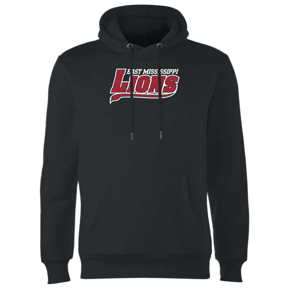East Mississippi Community College Lions Script Logo Hoodie - Black 0