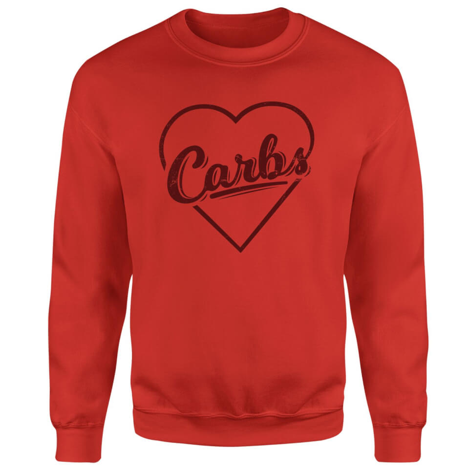 Love Carbs Sweatshirt - Red