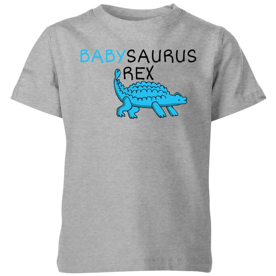 Babysaurus Rex Kids' T-Shirt - Grey
