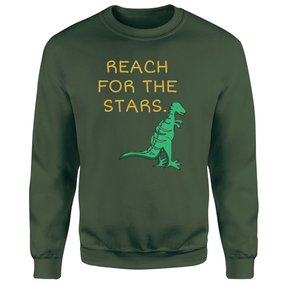 Reach For The Stars Sweatshirt - Forest Green