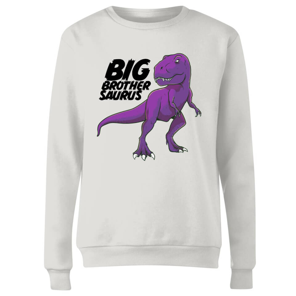 Im A Big Brothersaurus Women's Sweatshirt - White