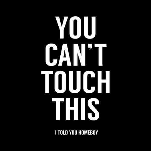 Balazs Solti Can't Touch This Men's T-Shirt - Black 0