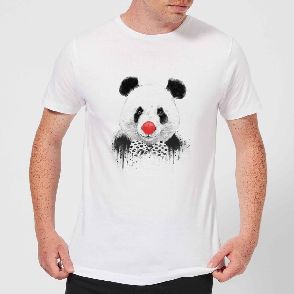 Balazs Solti Red Nosed Panda Men's T-Shirt - White