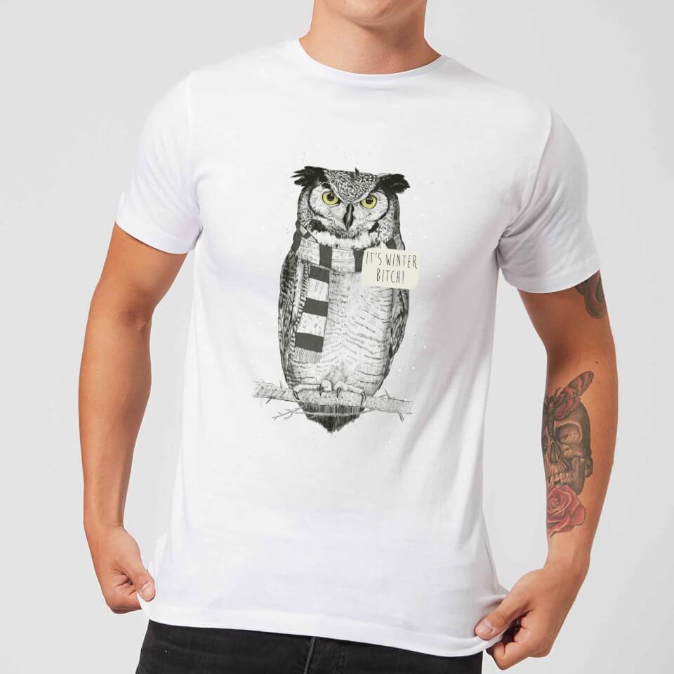 Balazs Solti It's Winter Bitch! Men's T-Shirt - White