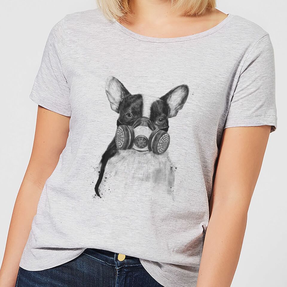 Balazs Solti Masked Bulldog Women's T-Shirt - Grey