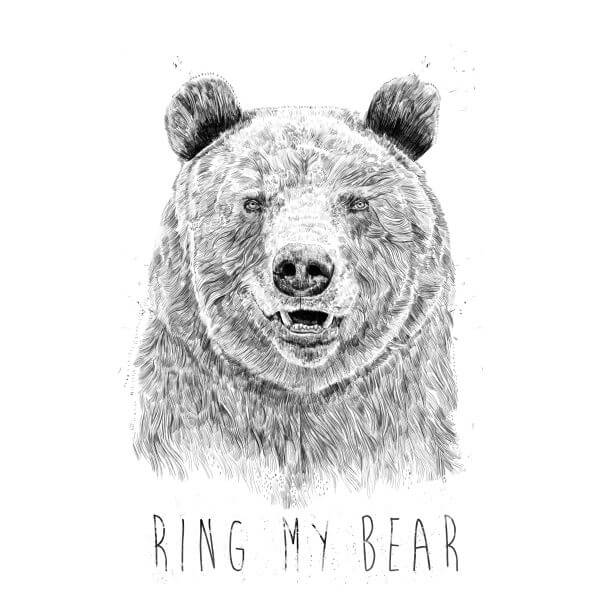 Balazs Solti Ring My Bear Women's T-Shirt - White 0