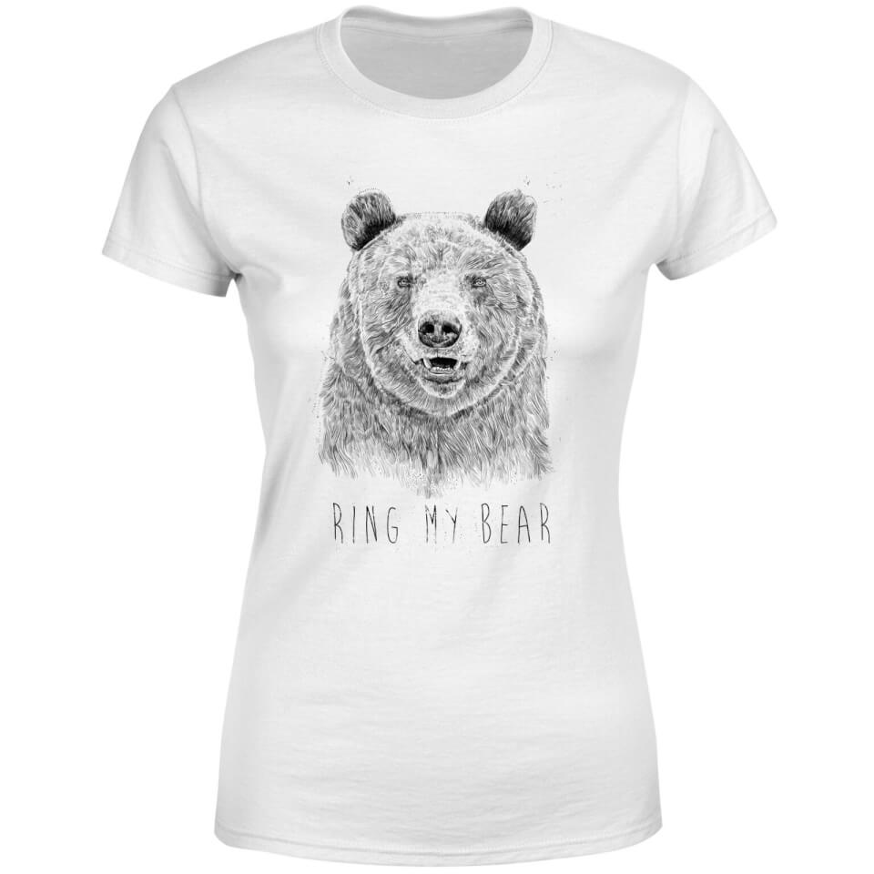 Balazs Solti Ring My Bear Women's T-Shirt - White 3