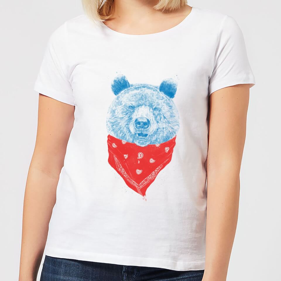 Balazs Solti Bandana Panda Women's T-Shirt - White