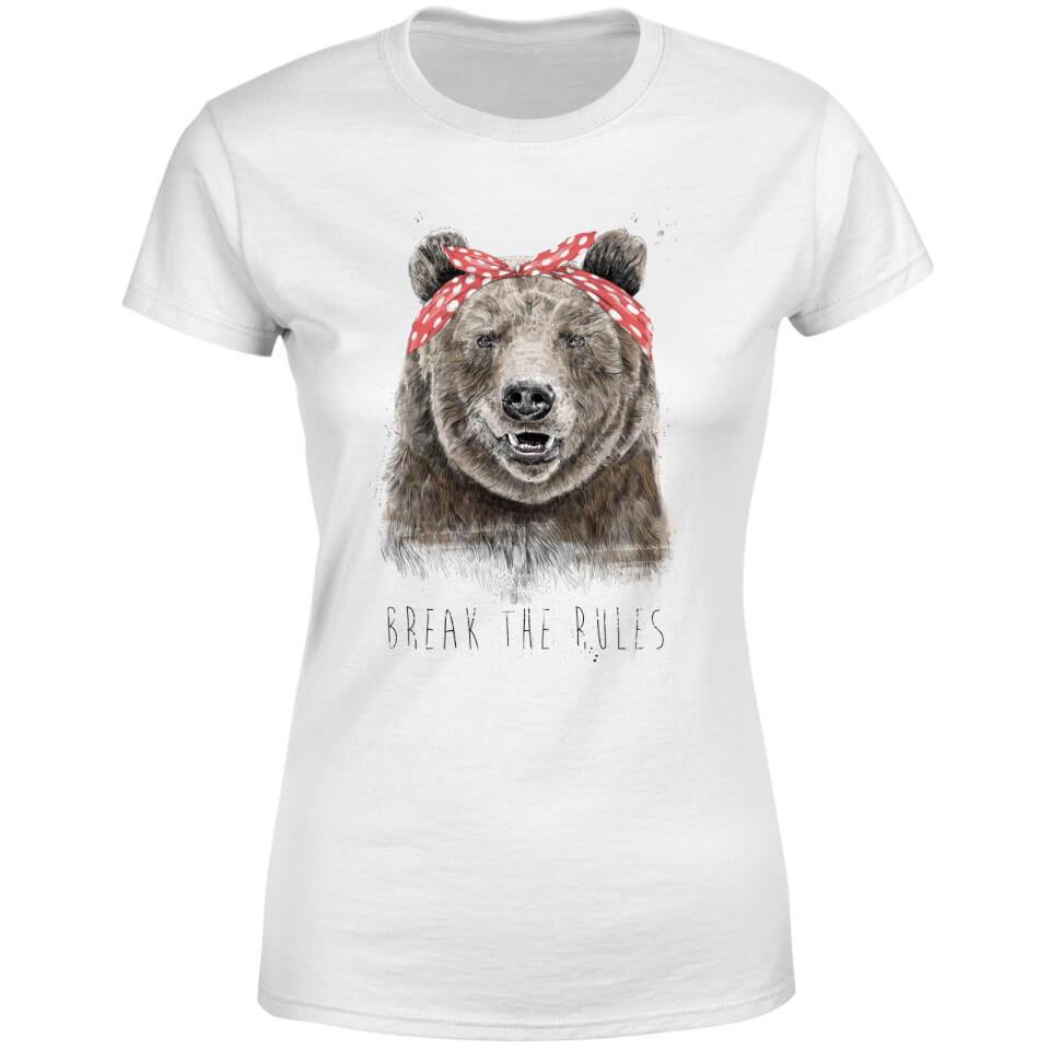 Balazs Solti Break The Rules Women's T-Shirt - White 3