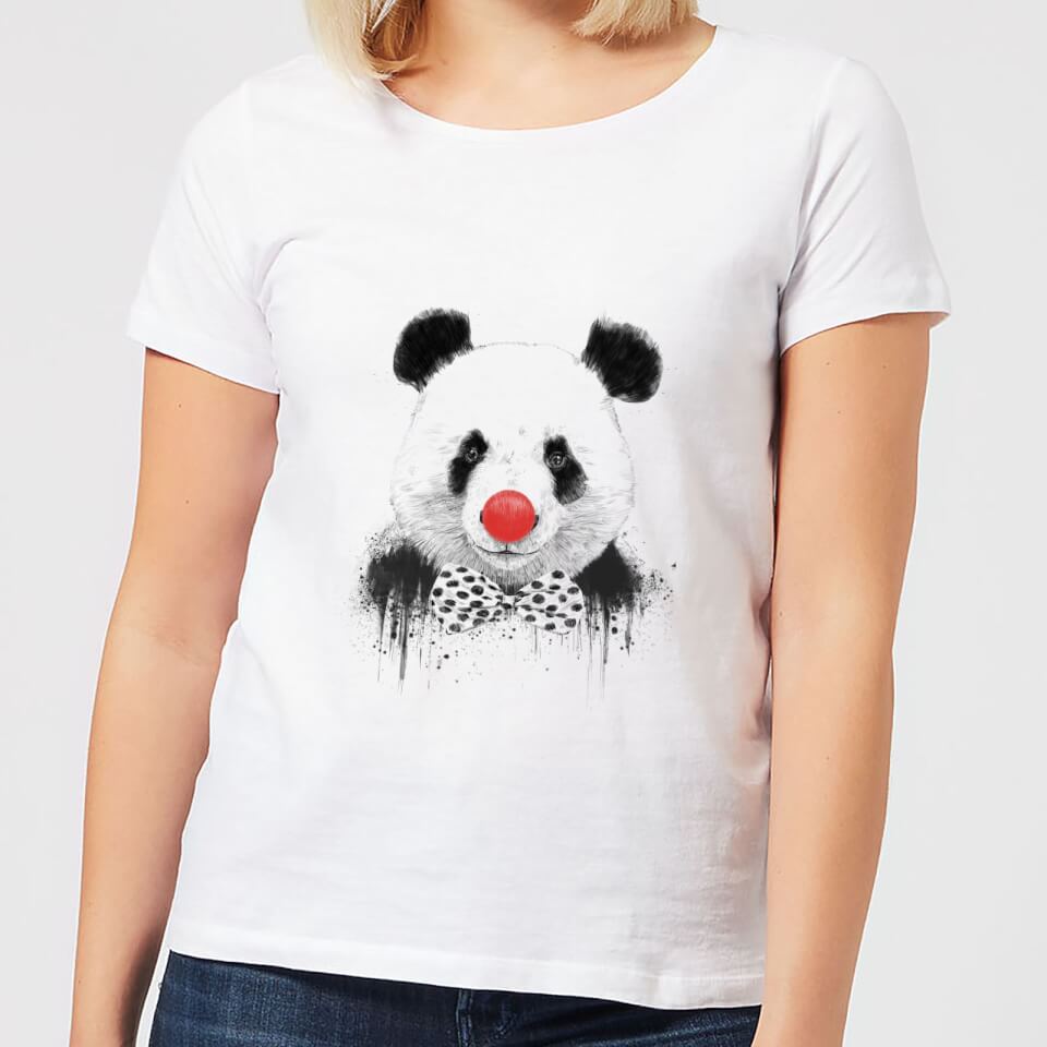 Balazs Solti Red Nosed Panda Women's T-Shirt - White