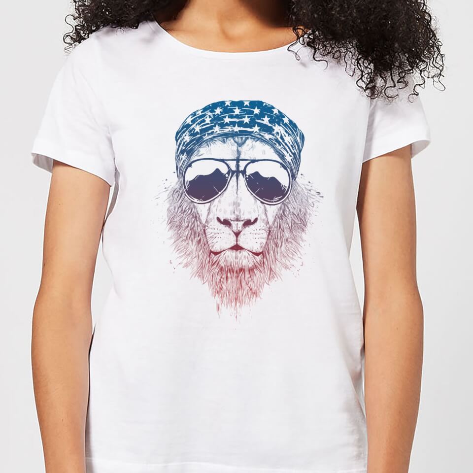 Balazs Solti Bandana Lion Women's T-Shirt - White