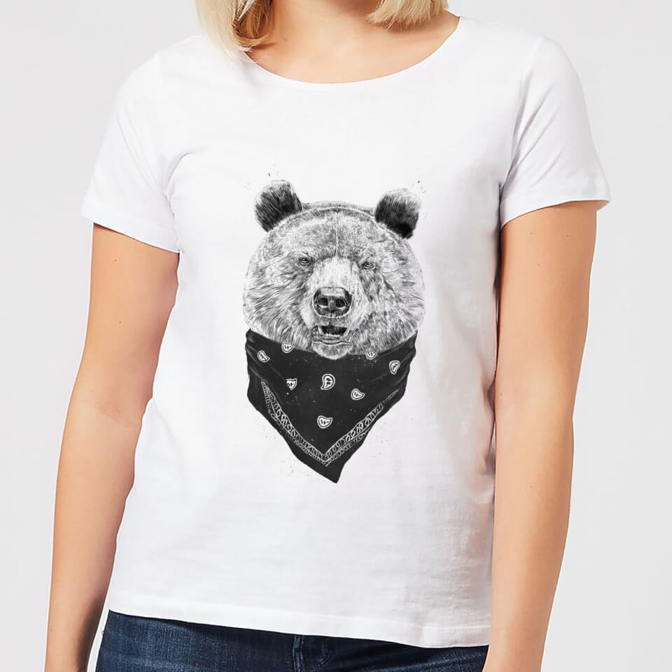 Balazs Solti Bandana Panda Women's T-Shirt - White