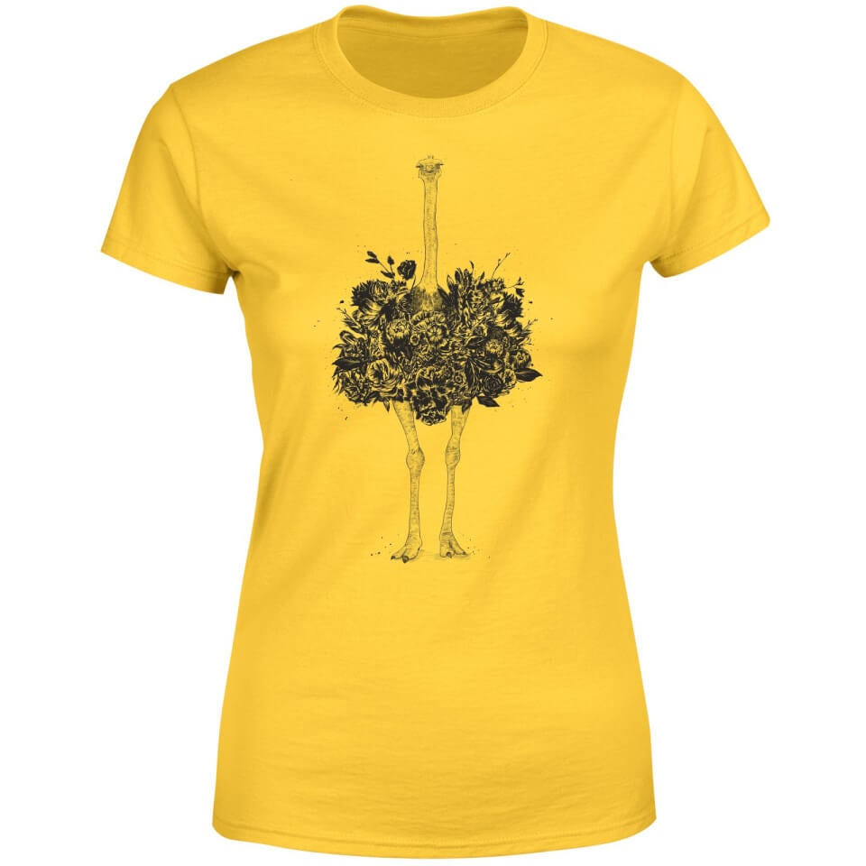 Balazs Solti Ostrich Women's T-Shirt - Yellow
